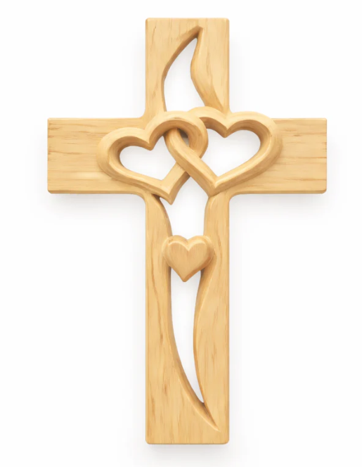 Two Heart Crosses
